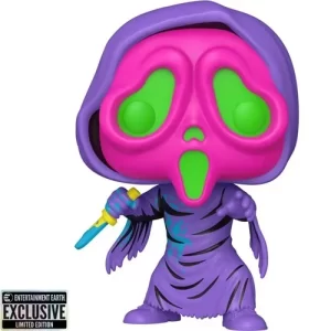 Scream Ghost Face Black Light Funko Pop! Vinyl Figure #1607 - Entertainment Earth Exclusive